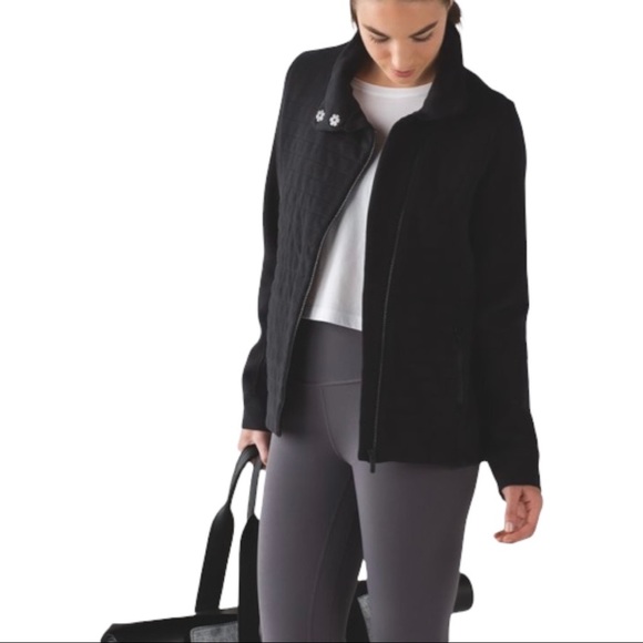 lululemon athletica Jackets & Blazers - Lululemon Black Fleece Be True Jacket Size 6